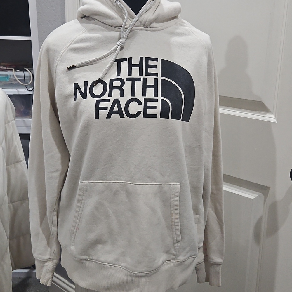 Cream North Face Hoodie